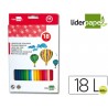 LAPICES DE COLORES LIDERPAPEL C/ DE 18 COLORES