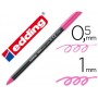 ROTULADOR EDDING PUNTA FIBRA 1200 ROSA NEON N.69 PUNTA DE FIBRA 0,5 MM