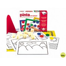 JUEGO DISET DIDACTICO PINTA CON ESPONJAS