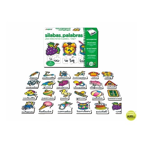 JUEGO DISET DIDACTICO SILABAS Y PALABRAS