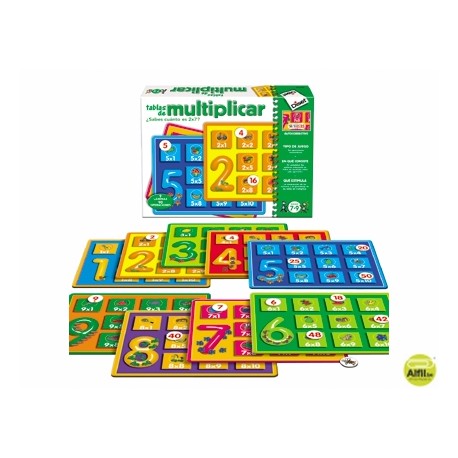 JUEGO DISET DIDACTICO TABLAS DE MULTIPLICAR