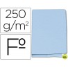 SUBCARPETA CARTULINA GIO FOLIOPOCKET AZUL CON BOLSA Y SOLAPA