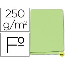 SUBCARPETA CARTULINA GIO FOLIOPOCKET VERDE CON BOLSA Y SOLAPA