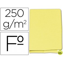 SUBCARPETA CARTULINA GIO FOLIOPOCKET AMARILLO CON BOLSA Y SOLAPA