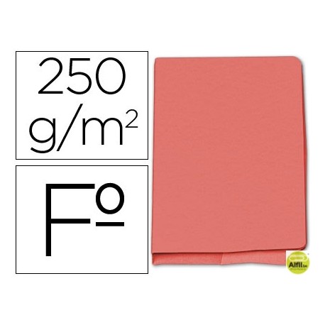 SUBCARPETA CARTULINA GIO FOLIOPOCKET ROJO CON BOLSA Y SOLAPA