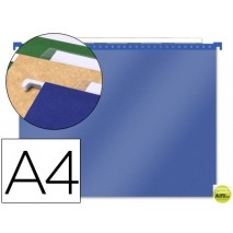 CARPETA COLGANTE F-PARPERFLOW POLIPROPILENO AZUL TRANSPARENTE