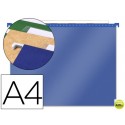 CARPETA COLGANTE F-PARPERFLOW POLIPROPILENO AZUL TRANSPARENTE