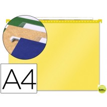 CARPETA COLGANTE F-PARPERFLOW POLIPROPILENO AMARILLO TRANSPARENTE