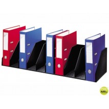 ORGANIZADOR DE ARMARIO FAST- PAPERFLOW NEGRO. BALDAS FIJAS 802 MM 10 COMPARTIMENTOS