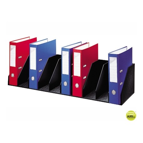 ORGANIZADOR DE ARMARIO FAST- PAPERFLOW NEGRO. BALDAS FIJAS 802 MM 10 COMPARTIMENTOS