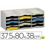ARCHIVADOR FAST-PAPERFLOW BLOQUES SOBREPONIBLES GRIS 15 CASILLAS DIN A4