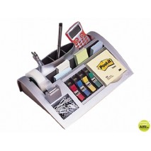 ORGANIZADOR DE SOBREMESA 3M C-50 INCLUYE BLOC DE NOTAS ROLLO DE CINTA SCOTCH 4 DISPENSADORES DE BAND