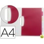 CARPETA BEAUTONE DOSSIER PINZA LATERAL POLIPROPILENO DIN A4 TRANSPARENTE CON SEPARADORES