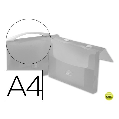 CARPETA BEAUTONE PORTADOCUMENTOS BROCHE POLIPROPILENO DIN A4 INCOLORA TRANSPARENTE