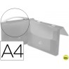 CARPETA BEAUTONE PORTADOCUMENTOS BROCHE POLIPROPILENO DIN A4 INCOLORA TRANSPARENTE