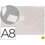 CARPETA BEAUTONE DOSSIER BROCHE POLIPROPILENO DIN A8 INCOLORA CON CIERRE DE VELCRO