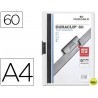 CARPETA DURACLIP DOSSIER PINZA LATERAL BLANCO CAPACIDAD 60 HOJAS