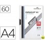 CARPETA DURACLIP DOSSIER PINZA LATERAL BLANCO CAPACIDAD 60 HOJAS