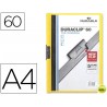 CARPETA DURACLIP DOSSIER PINZA LATERAL AMARILLO CAPACIDAD 60 HOJAS