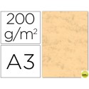 CARTULINA MARMOLEADA DIN A3 200 GR. OCRE