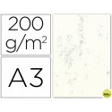 CARTULINA MARMOLEADA DIN A3 200 GR. CREMA CLARO .