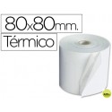 ROLLO SUMADORA TERMICO Q-CONNECT 80 MM ANCHO X 80 MM DIAMETRO