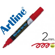 ROTULADOR ARTLINE PIZARRA VERDE NEGRA EPW-4-RO COLOR ROJO BOLSA DE 4 ROTULADORES