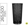 PARAGUERO METALICO Q-CONNECT KF00829 REJILLA NEGRO -265 DIAMETRO X 500 MM