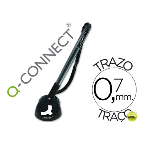 BOLIGRAFO EXTENSIBLE Q-CONNECTKF00841 -CON SOPORTE ADHESIVO