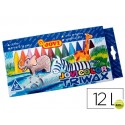 LAPICES CERA JOVICOLOR TRIANGULAR TRIWAX 12 COLORES