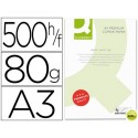 PAPEL FOTOCOPIADORA Q-CONNECT DIN A3 80 GRAMOS -PAQUETE DE 500 HOJAS