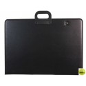 CARTERA PORTADOCUMENTOS Q-CONNECT NEGRA CON ASA CON CREMALLERA DIN A1 594X841 MM