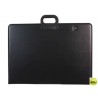 CARTERA PORTADOCUMENTOS Q-CONNECT NEGRA CON ASA CON CREMALLERA DIN A2 420X594 MM
