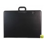 CARTERA PORTADOCUMENTOS Q-CONNECT NEGRA CON ASA CON CREMALLERA DIN A2 420X594 MM