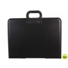 CARTERA PORTADOCUMENTOS Q-CONNECT NEGRA CON ASA CON CREMALLERA DIN A3 420X297 MM
