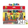 ROTULADOR CARIOCA BIRELO BIPUNTA CAJA DE 24 COLORES