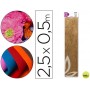 PAPEL CRESPON LIDERPAPEL 50 CM X 2.5M METALIZADO ORO