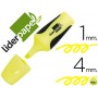 ROTULADOR LIDERPAPEL MINI FLUORESCENTE AMARILLO
