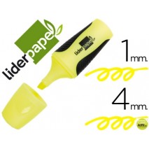 ROTULADOR LIDERPAPEL MINI FLUORESCENTE AMARILLO