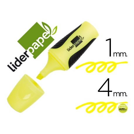 ROTULADOR LIDERPAPEL MINI FLUORESCENTE AMARILLO