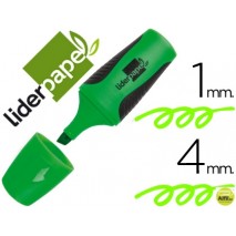 ROTULADOR LIDERPAPEL MINI FLUORESCENTE VERDE