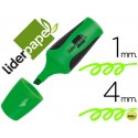 ROTULADOR LIDERPAPEL MINI FLUORESCENTE VERDE