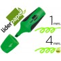ROTULADOR LIDERPAPEL MINI FLUORESCENTE VERDE