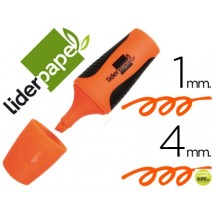 ROTULADOR LIDERPAPEL MINI FLUORESCENTE NARANJA
