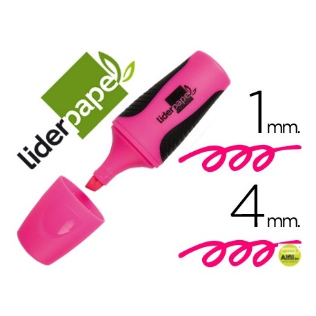 ROTULADOR LIDERPAPEL MINI FLUORESCENTE ROSA