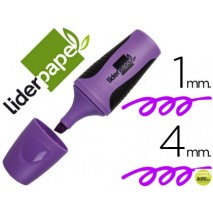 ROTULADOR LIDERPAPEL MINI FLUORESCENTE VIOLETA