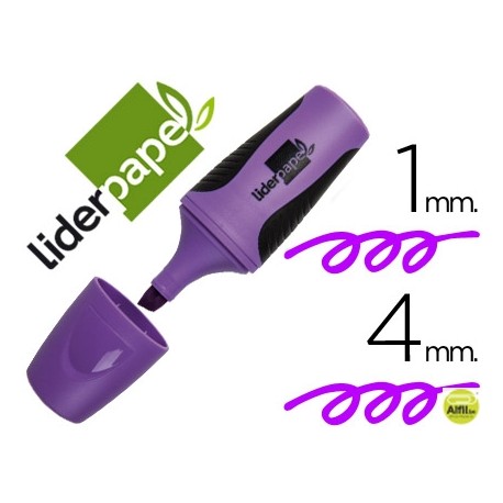 ROTULADOR LIDERPAPEL MINI FLUORESCENTE VIOLETA