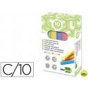 TIZA COLOR ANTIPOLVO LIDERPAPEL -CAJA DE 10 UNIDADES