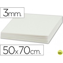 CARTON PLUMA LIDERPAPEL DOBLE CARA 50X70 CM ESPESOR 3 MM