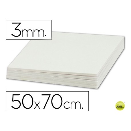 CARTON PLUMA LIDERPAPEL DOBLE CARA 50X70 CM ESPESOR 3 MM